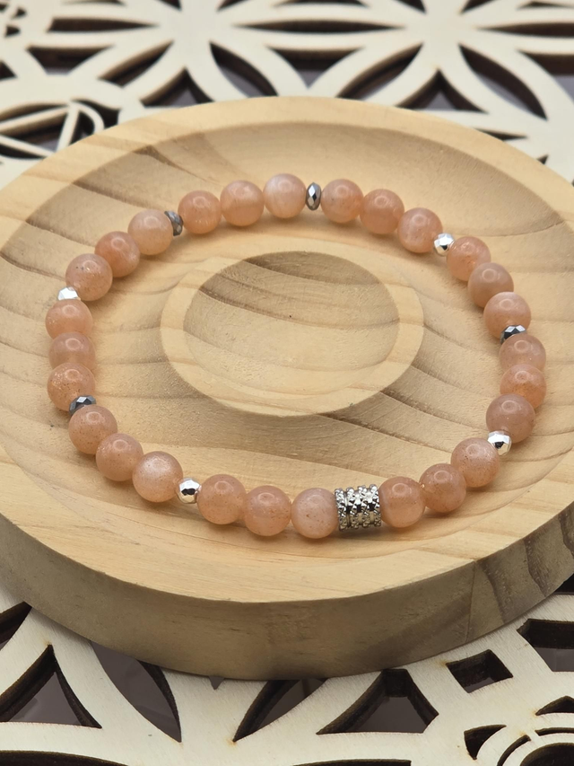 Bracelet Pierre de soleil 0,6 cm 