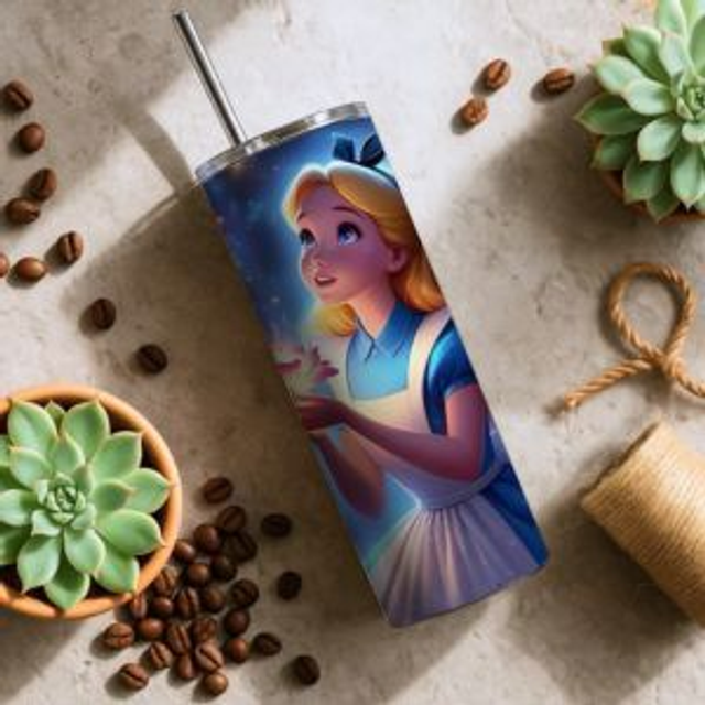 Gourde Alice aux pays des merveilles