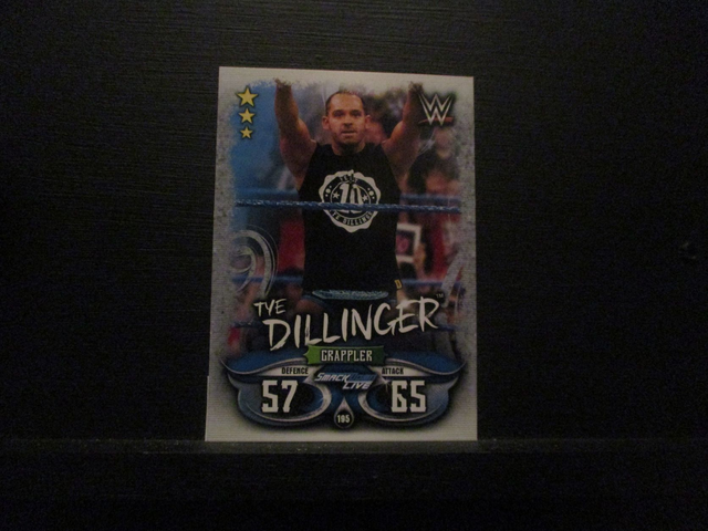 Tye Dillinger - Smackdown Live Slam Attax Live Original Trading Card #195