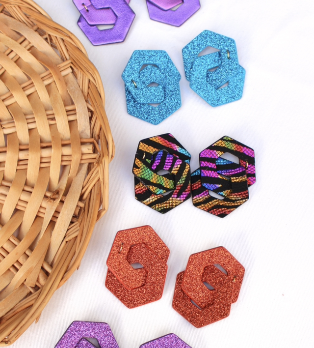 Astra • zèbre multicolore brillant