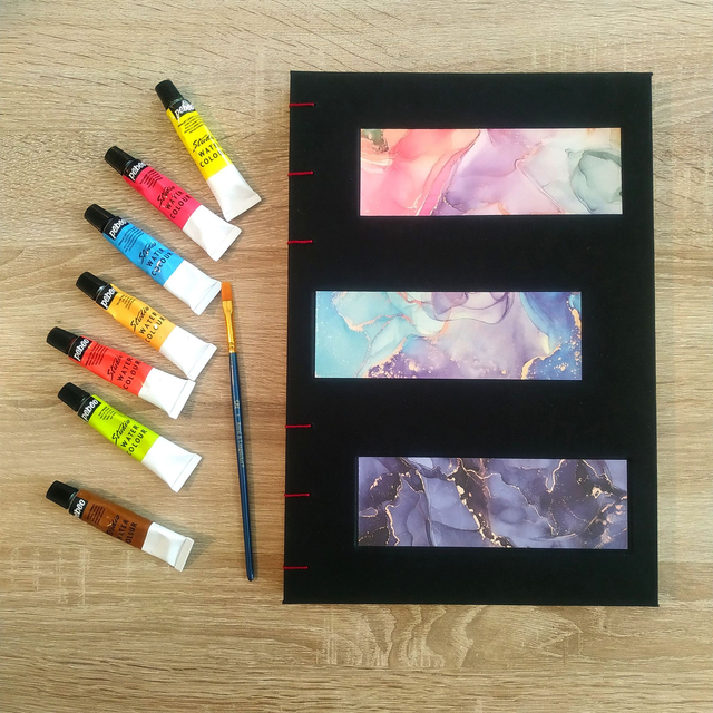 Carnet aquarelle rigide XL (A4)