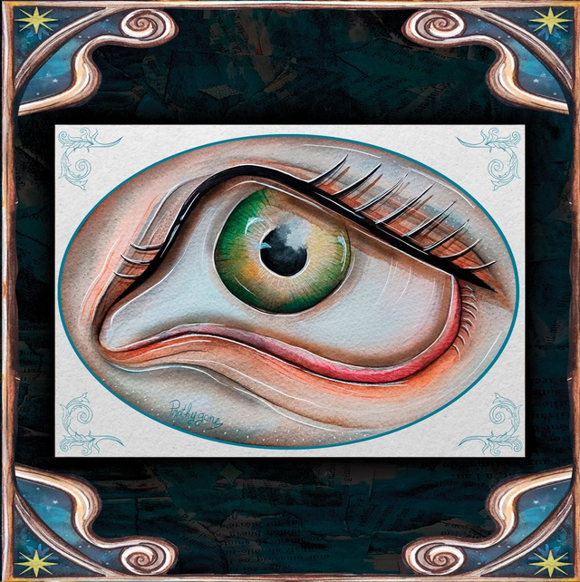 Œil effrayé - Un tas d'beaux yeux - Print A4/A3