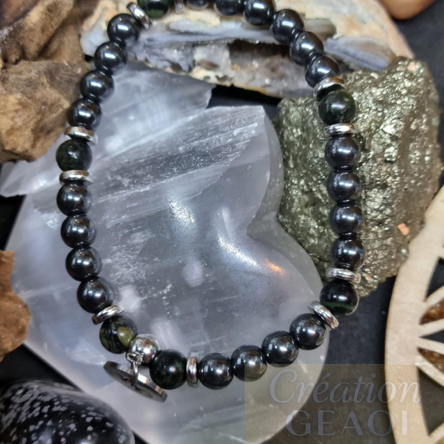 Hématite non Magnétique et jaspe kambaba