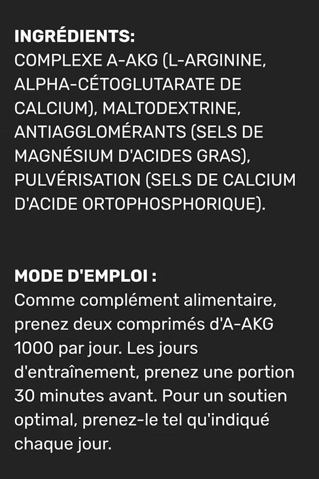 ARGININE AKG 300gr (neutre.)