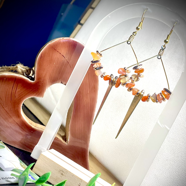 Boucles ESNA Cornaline 