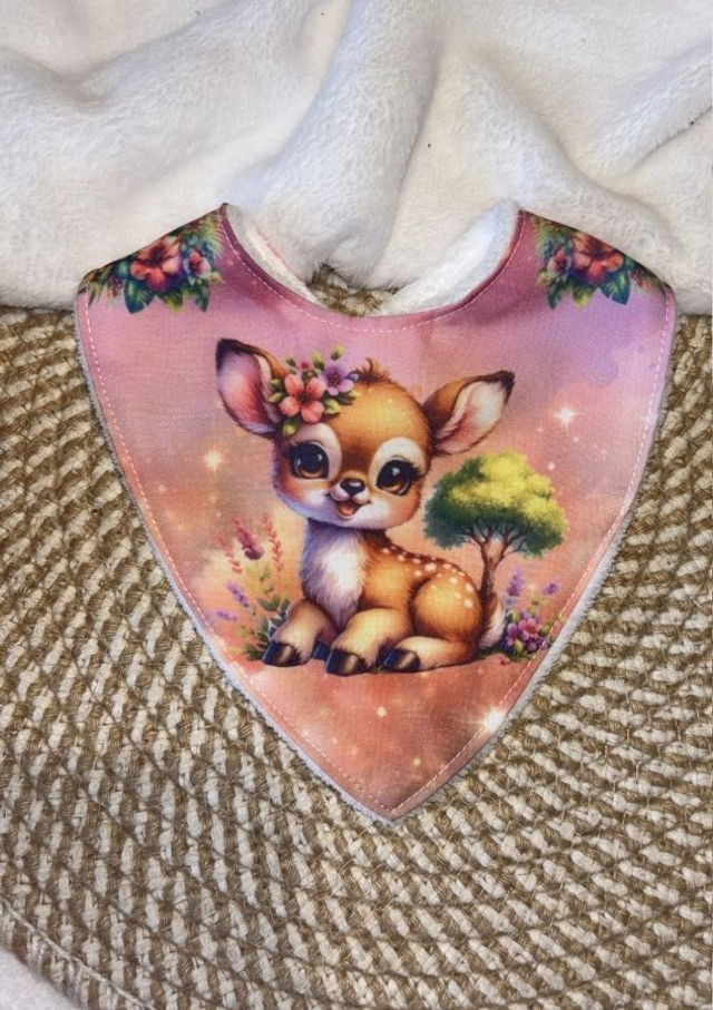 Bavoir bandana Biche