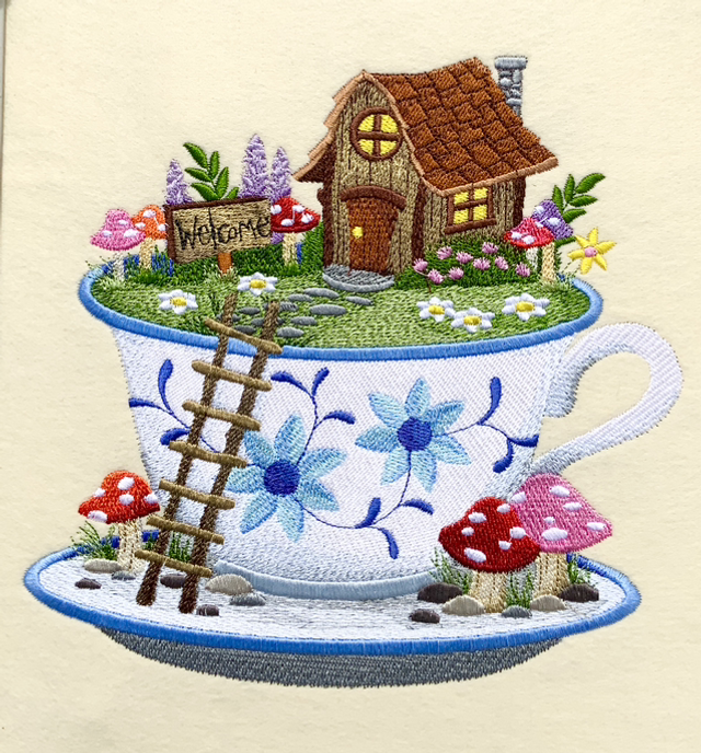 Fairy Garden Teacup