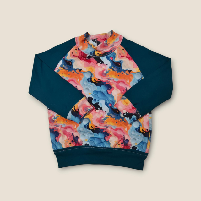 🧸 Sweat bébé coloré – Taille 74 cm