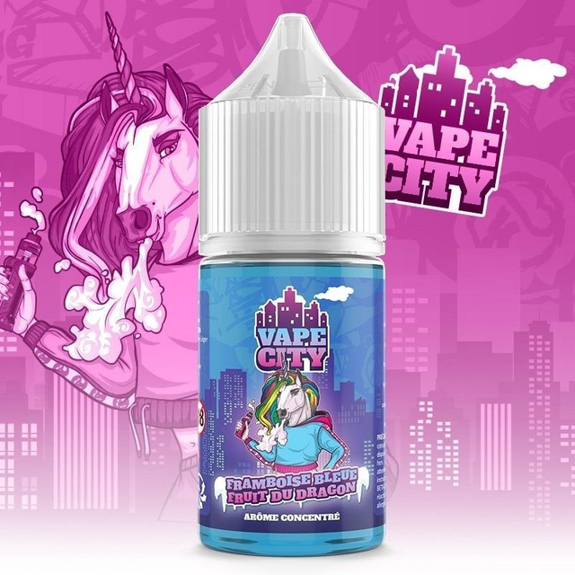 CONCENTRE FRAMBOISE BLEUE FRUIT DU DRAGON VAPE CITY 30ml
