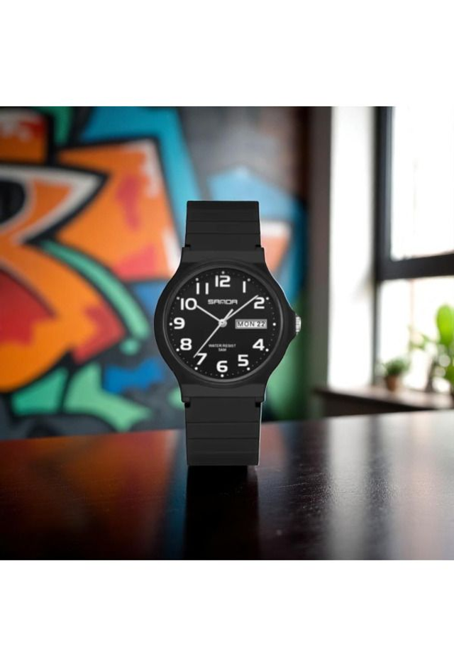 Uhr Fashion luxury schwarz weiss