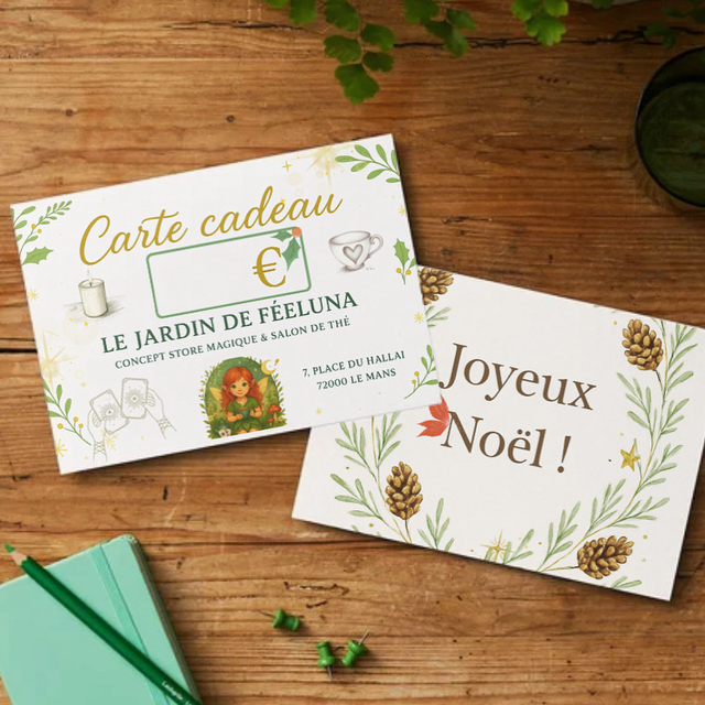 Carte cadeau Noël (À UTILISER EN BOUTIQUE PHYSIQUE)