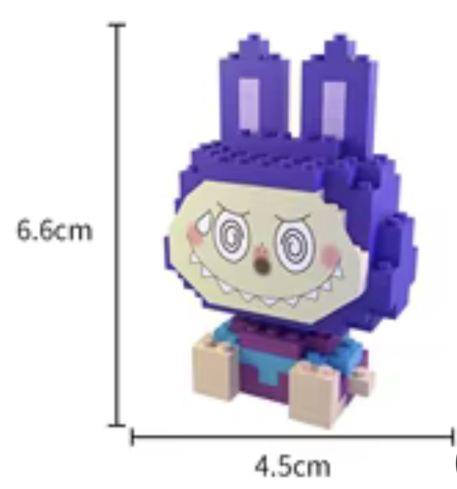 Labubu Bricks Small Building Blocks