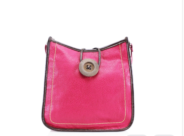 Button Crossbody Handbag 