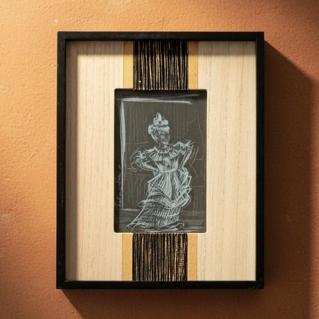 Crayon blanc - La danseuse 