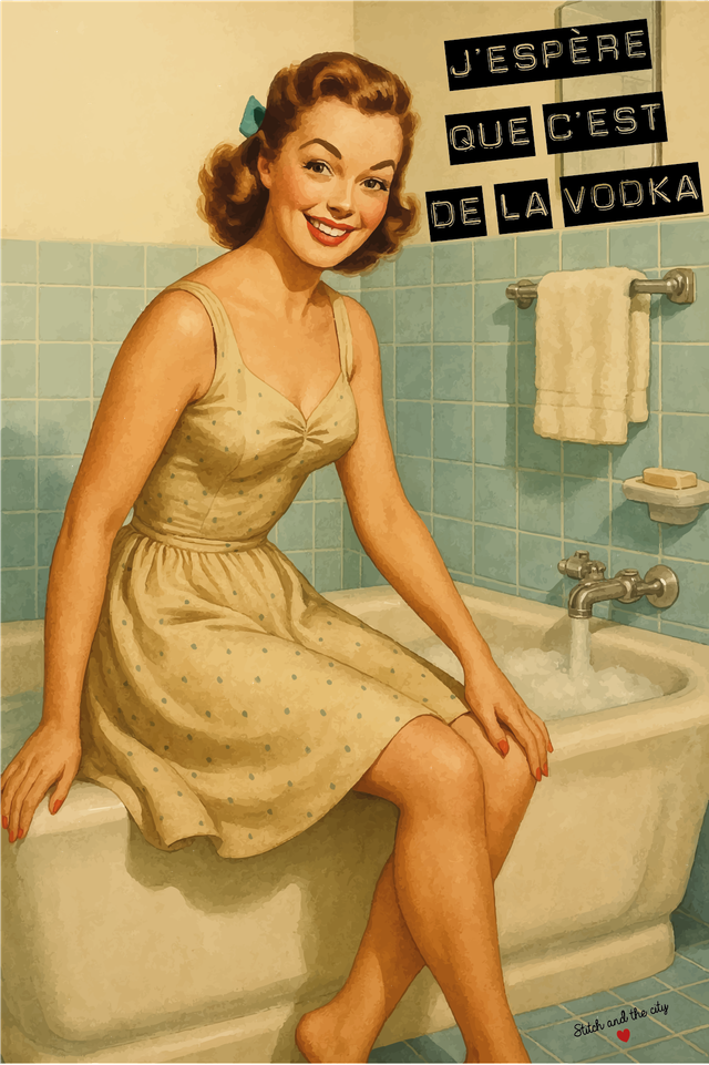 Carte J&#039;espère que c&#039;est de la vodka