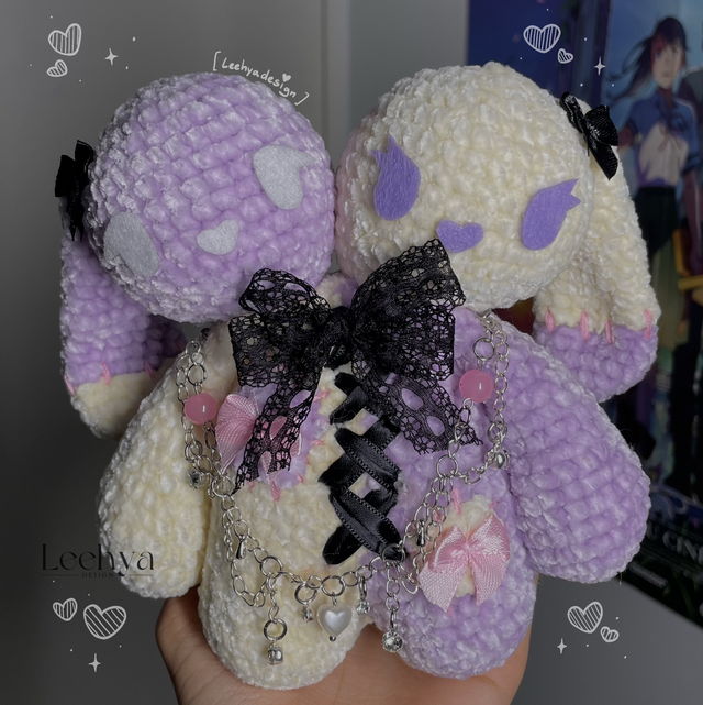 Lila et Crème les lapine jumelles 