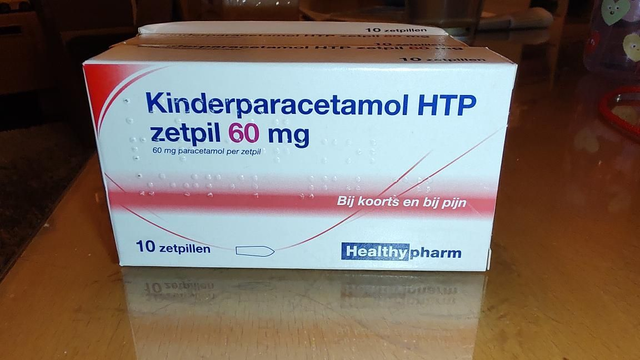 Healthypharm - kinderparacetamol 60mg zetpil vanaf 3mnd