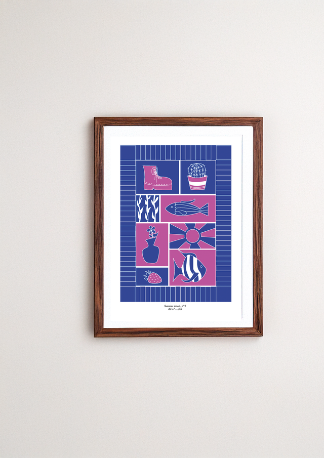 Reproduction imprimée Summer mood n°2
