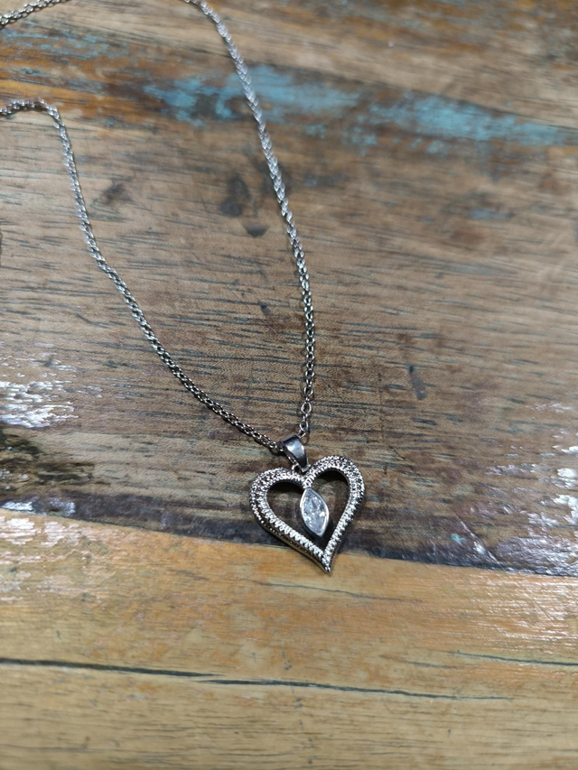 COLLIER ET PENDENTIF COEUR ÂME 