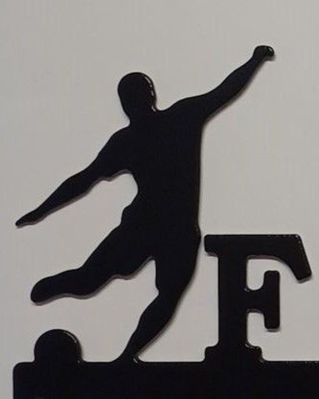 Custom Steel Football Club Plaques