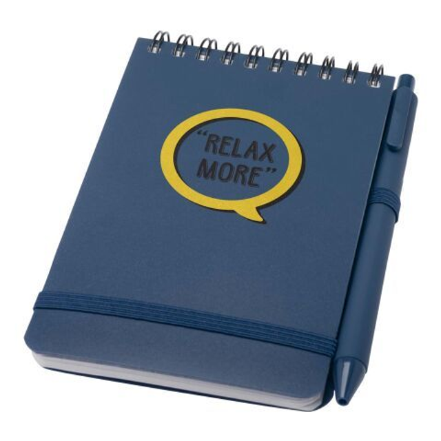 Thalaasa A6 hard cover ocean-bound  w/ ballpoint pen (black ink)