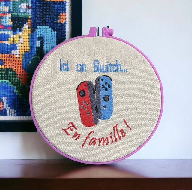 fichier broderie manette NS - 3 Tailles / 12 Formats