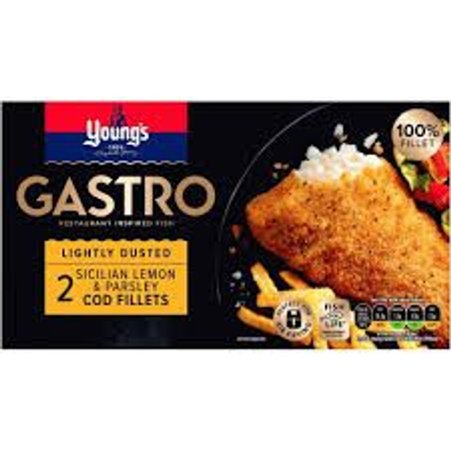 Young's Gastro 2 Lemon and Herb Basa Fillets 310g