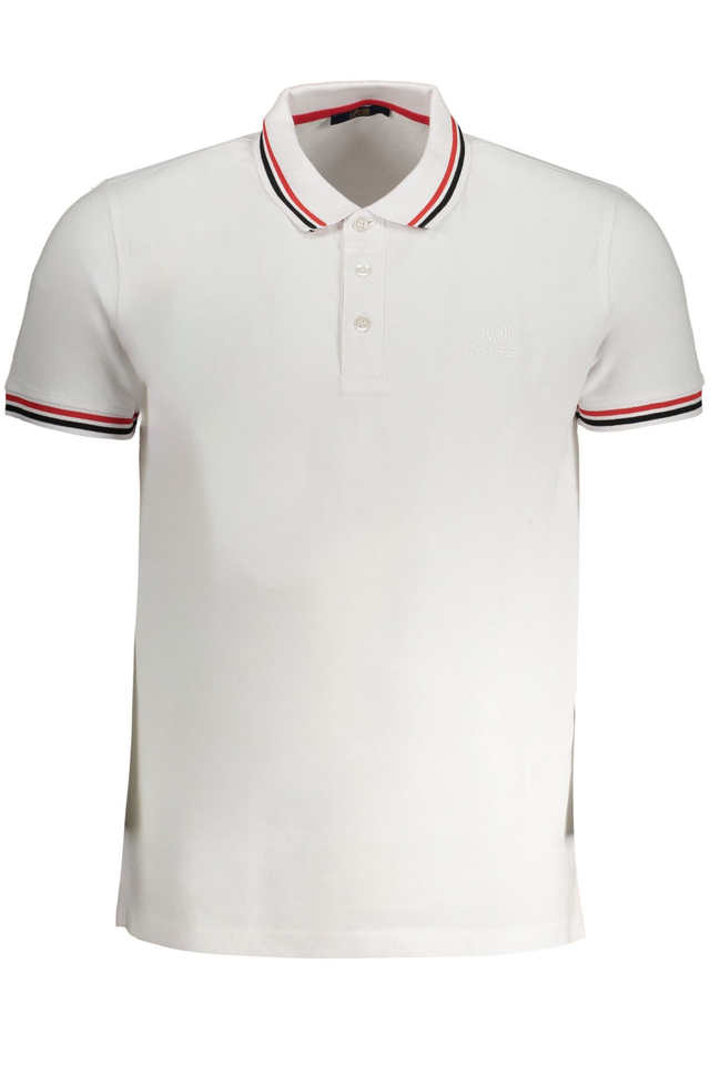 CAVALLI CLASS POLO MANICHE CORTE UOMO BIANCO