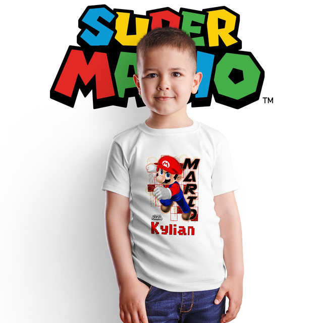 Tee-shirt Enfant Mario Bross