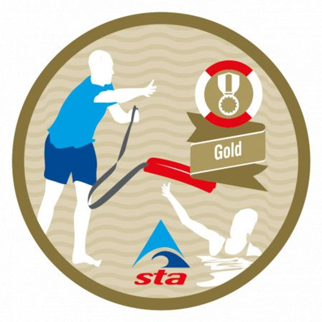 Water Safety Skills Gold - Certificate with Badge