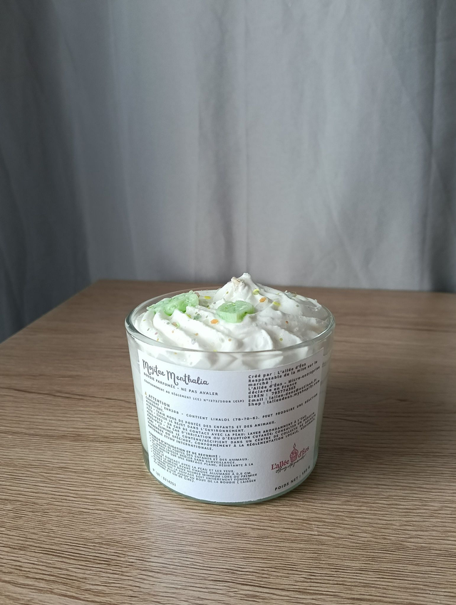Bougie Gourmande Mojitae Menthalia - Parfum Mojito ( ModĂšle unique)
