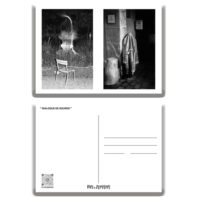 "Dialogue de sourds" - carte postale A5