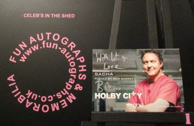 Bob Barrett (Sacha) Authentic Autographed Holby City 6x4 Cast Card (1)