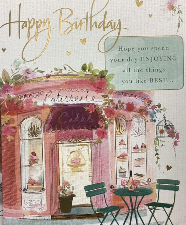 Birthday Open - Enjoying the things you like best. WW