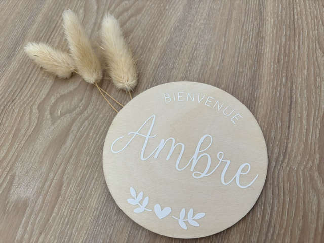 Carte en bois - Personnalisable