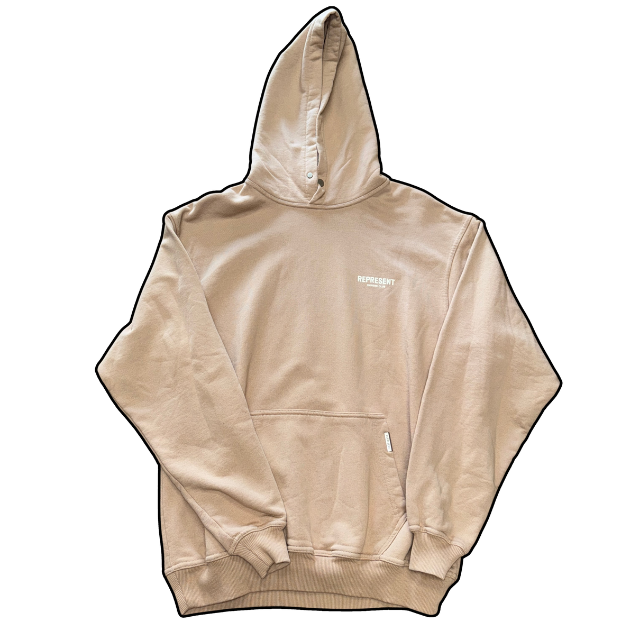 Represent Owner's Club Hoodie Beige - S