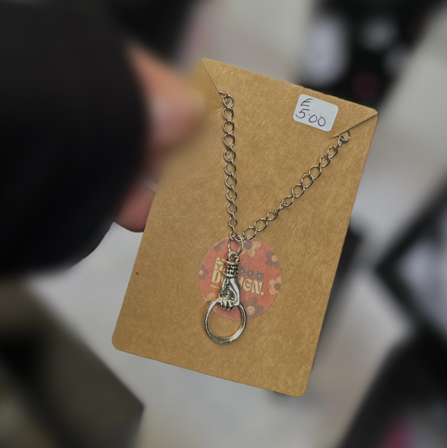 Hand Hoop Necklace