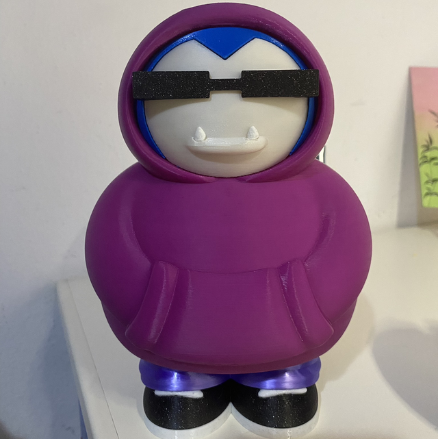 Fanart pla effetto multicolor o glitter