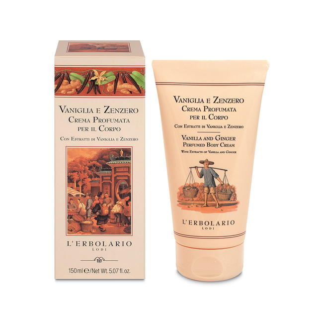 Vaniglia e Zenzero Crema Profumata per il Corpo 150 ml
