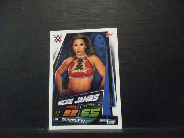 Mickie James - Smackdown Live Slam Attax Universe Original Trading Card #88
