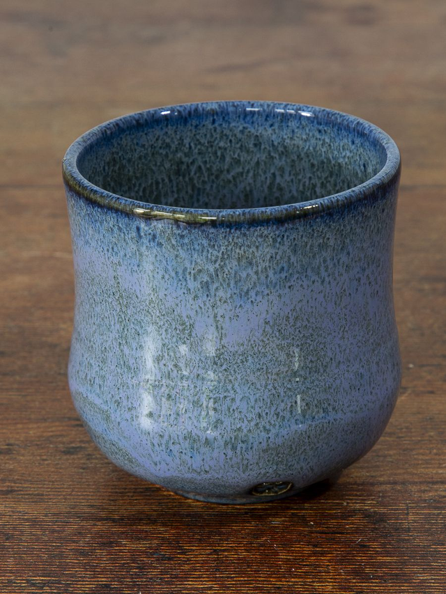 Whisky or Rum Sipper in rutile blue glaze