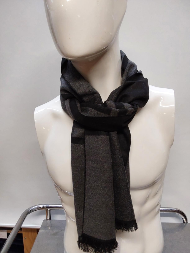 Écharpe MISE AU GREEN  carreaux gris