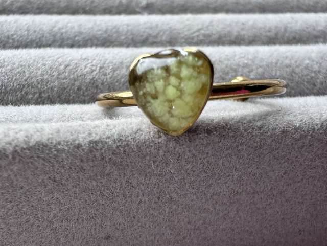 Yellow rain Gold Ring