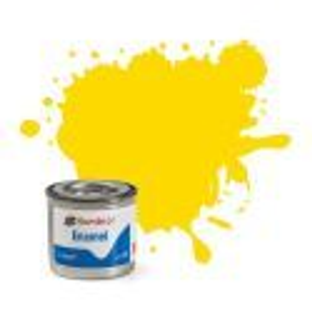  AA0761 No 69 Yellow Gloss Enamel Paint (14ml)