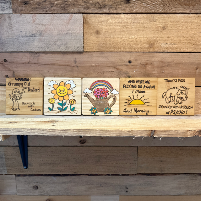 Pyrography Coaster 