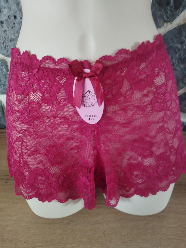 Shorty bordeaux 6379F