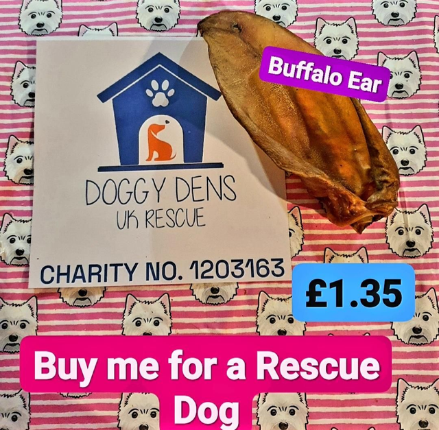 Buffalo Ear for Doggy Dens Uk🐕🇬🇧❤