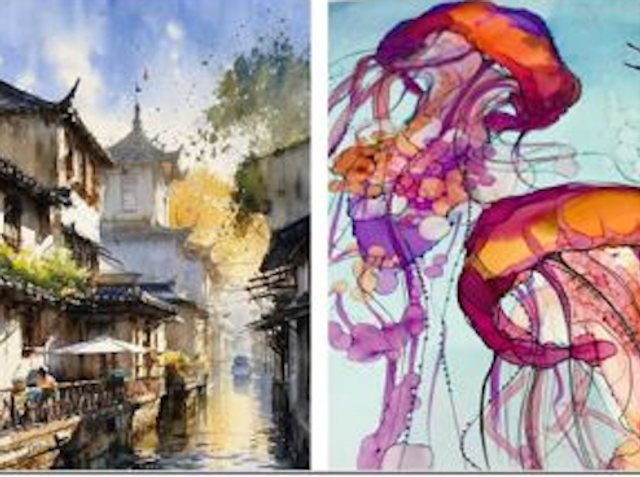 Acquerello e pennino a china Da Venerdi 6 marzo (dalle 20:00 alle 22:00) iva compresa