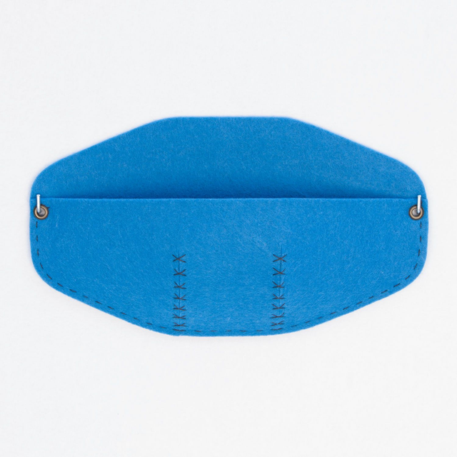 Vide-poche mural bleu Hyphen