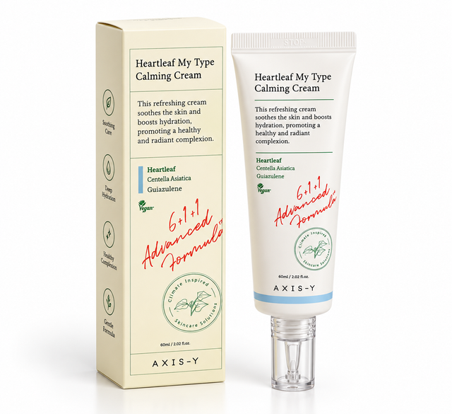 AXIS-Y Heartleaf My Type Calming Cream 60 ml – Beruhigende Gesichtscreme